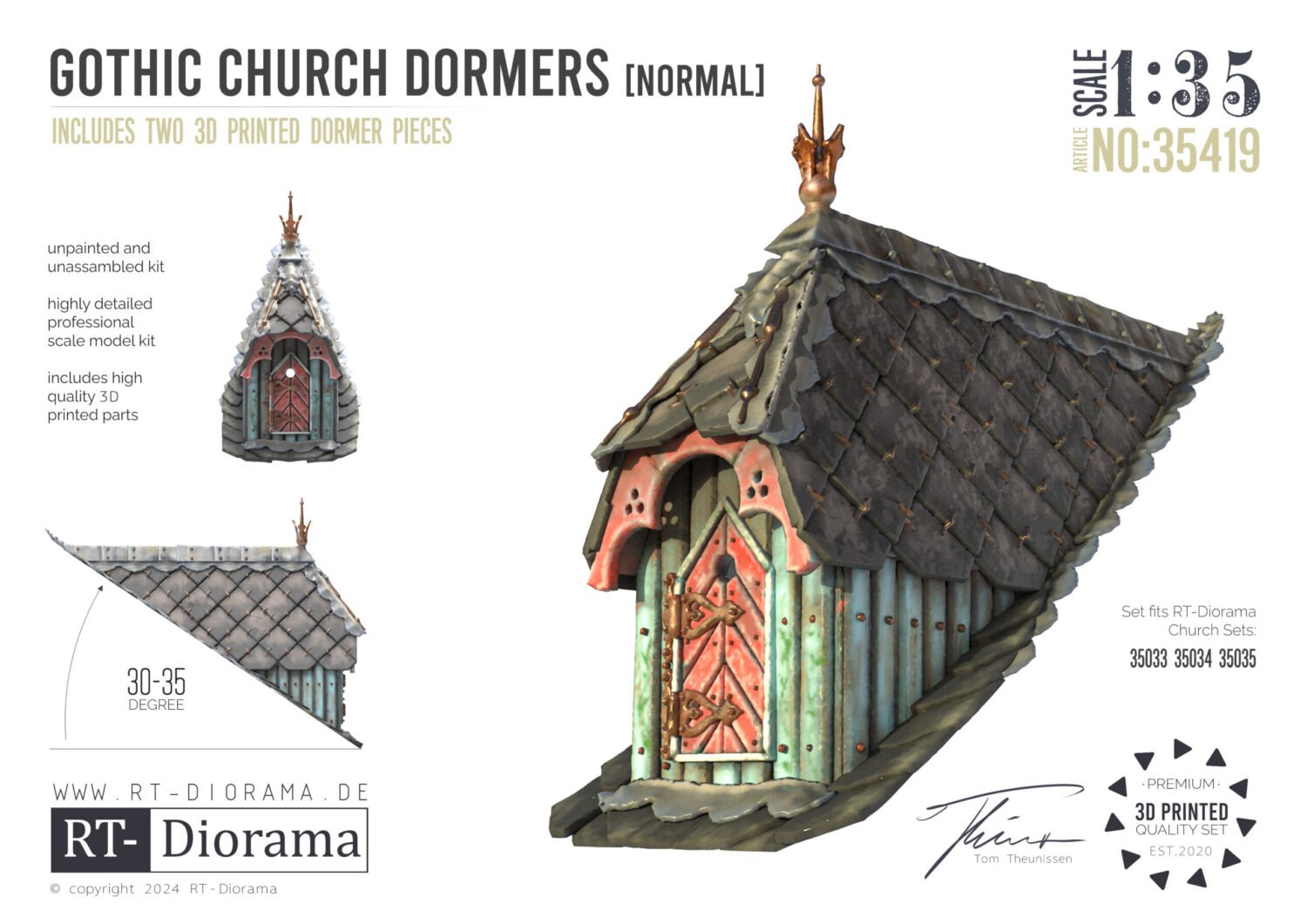 Gothic Church Dormers [Normal] 35419 – product image