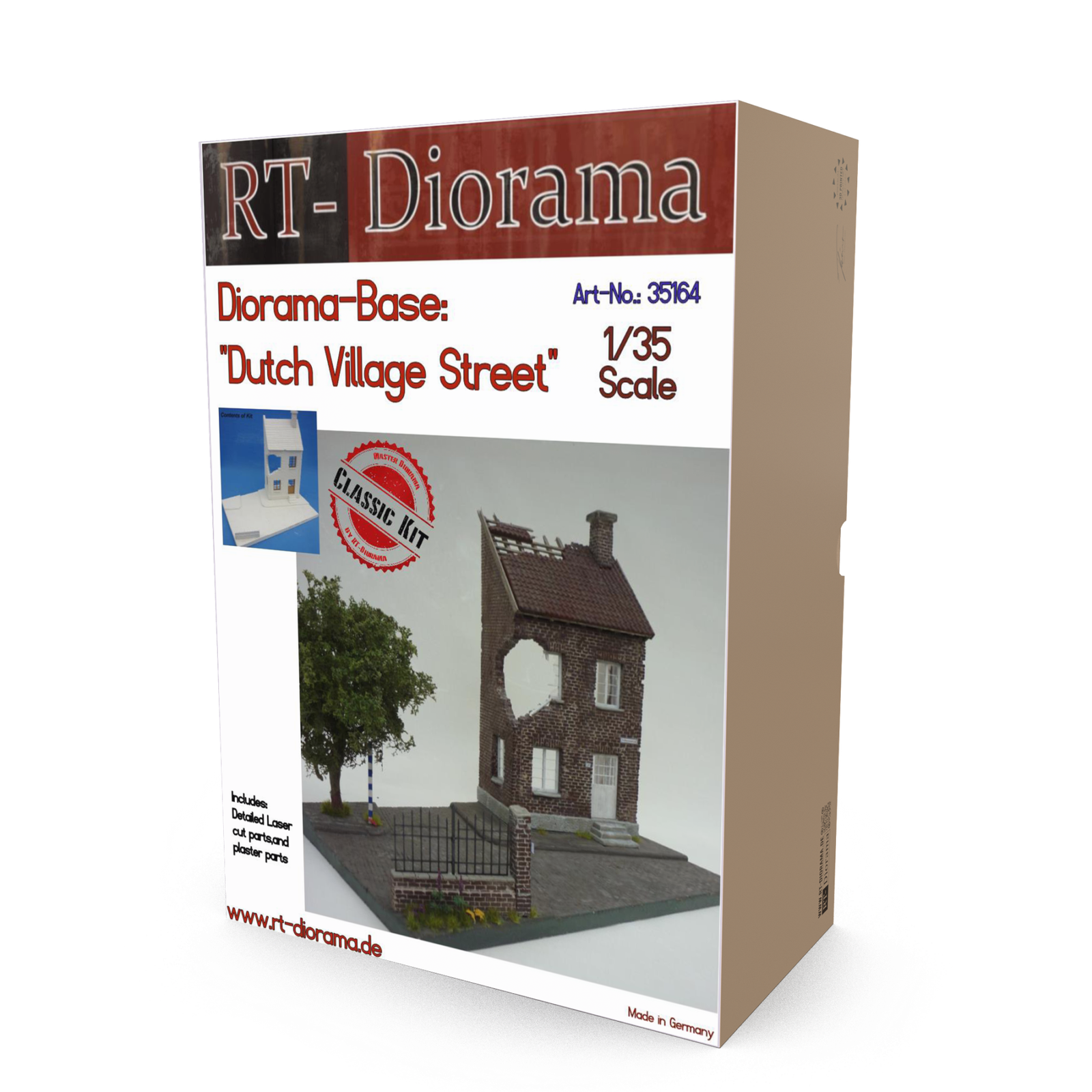 Dutch Village Street [Diorama Base]