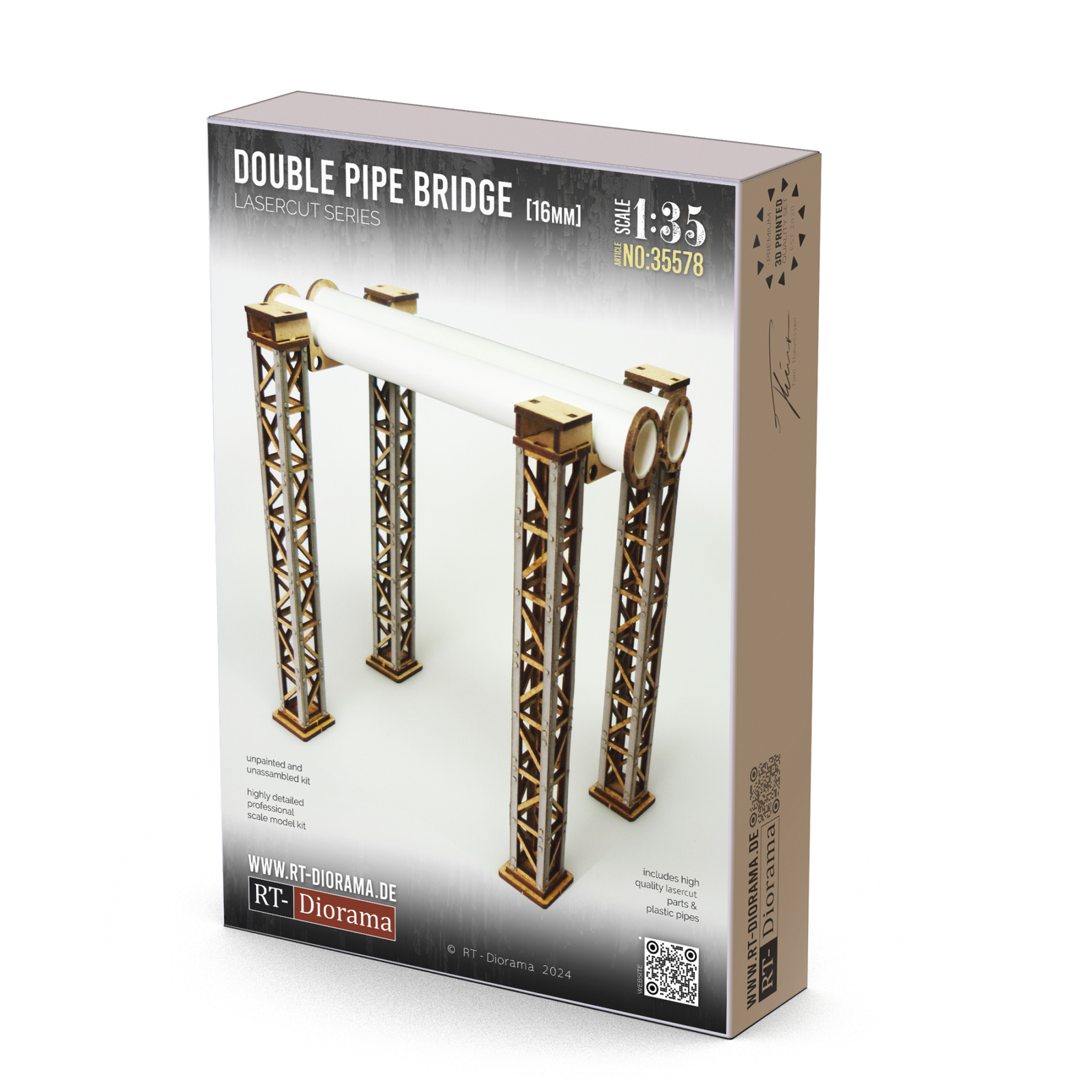 Double Pipe Bridge 16mm