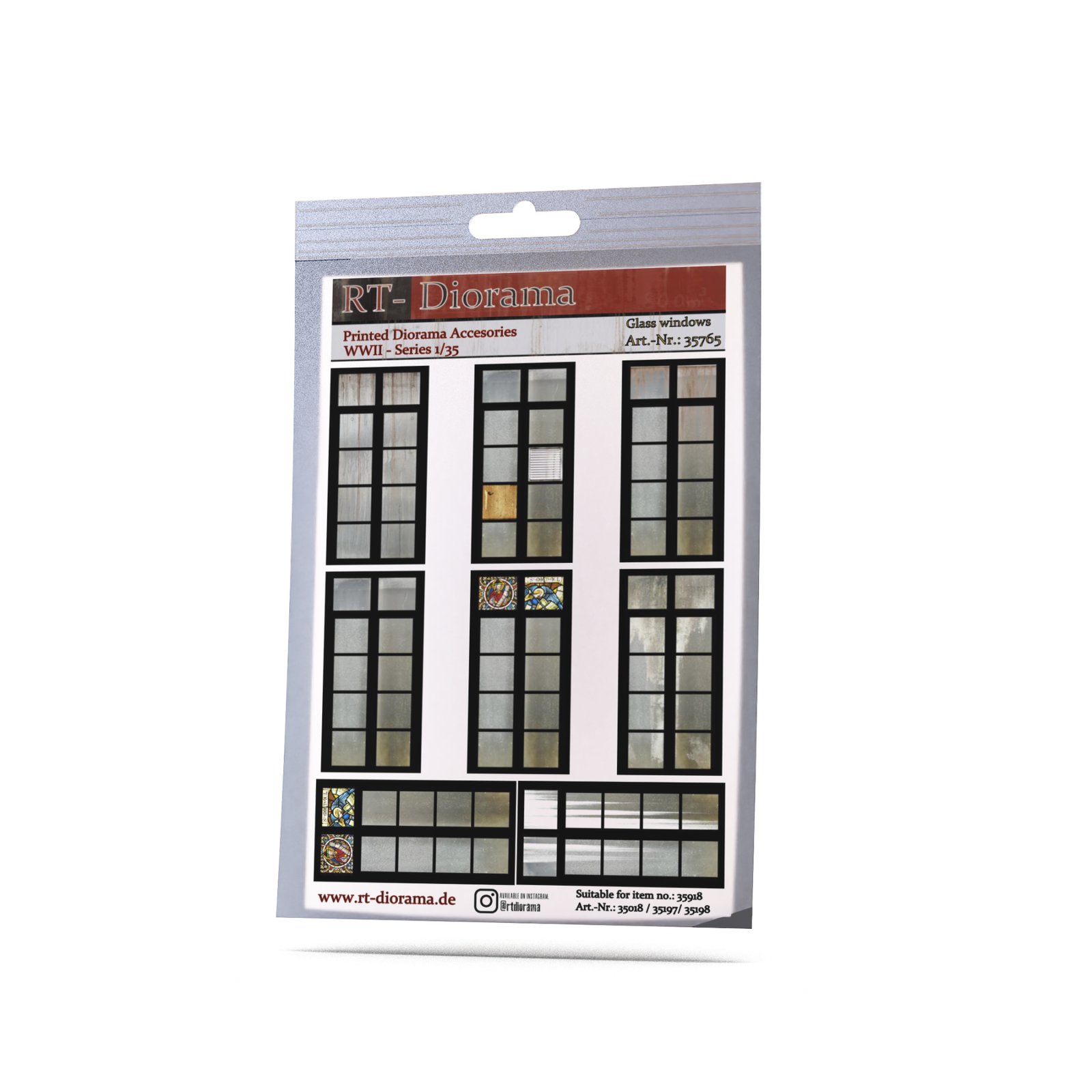 Glass windows for 35018