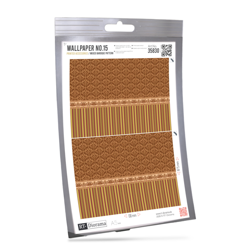 Wallpaper No.15 – Mixed Baroque Pattern