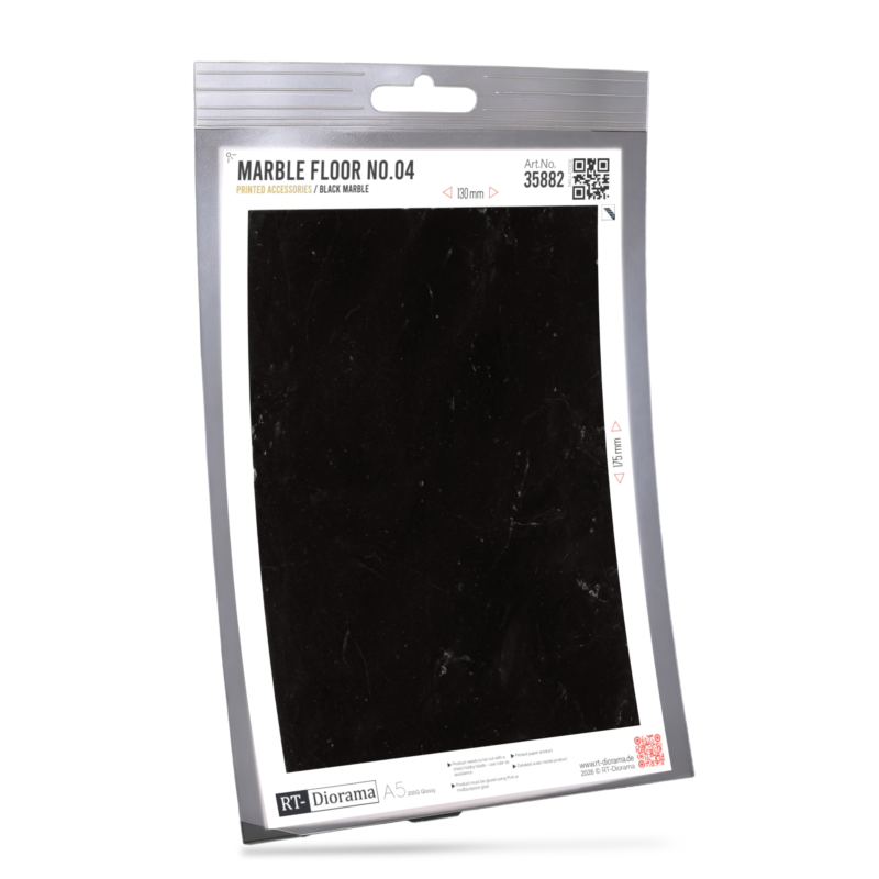 Marble Floor No.04 – Black Marble