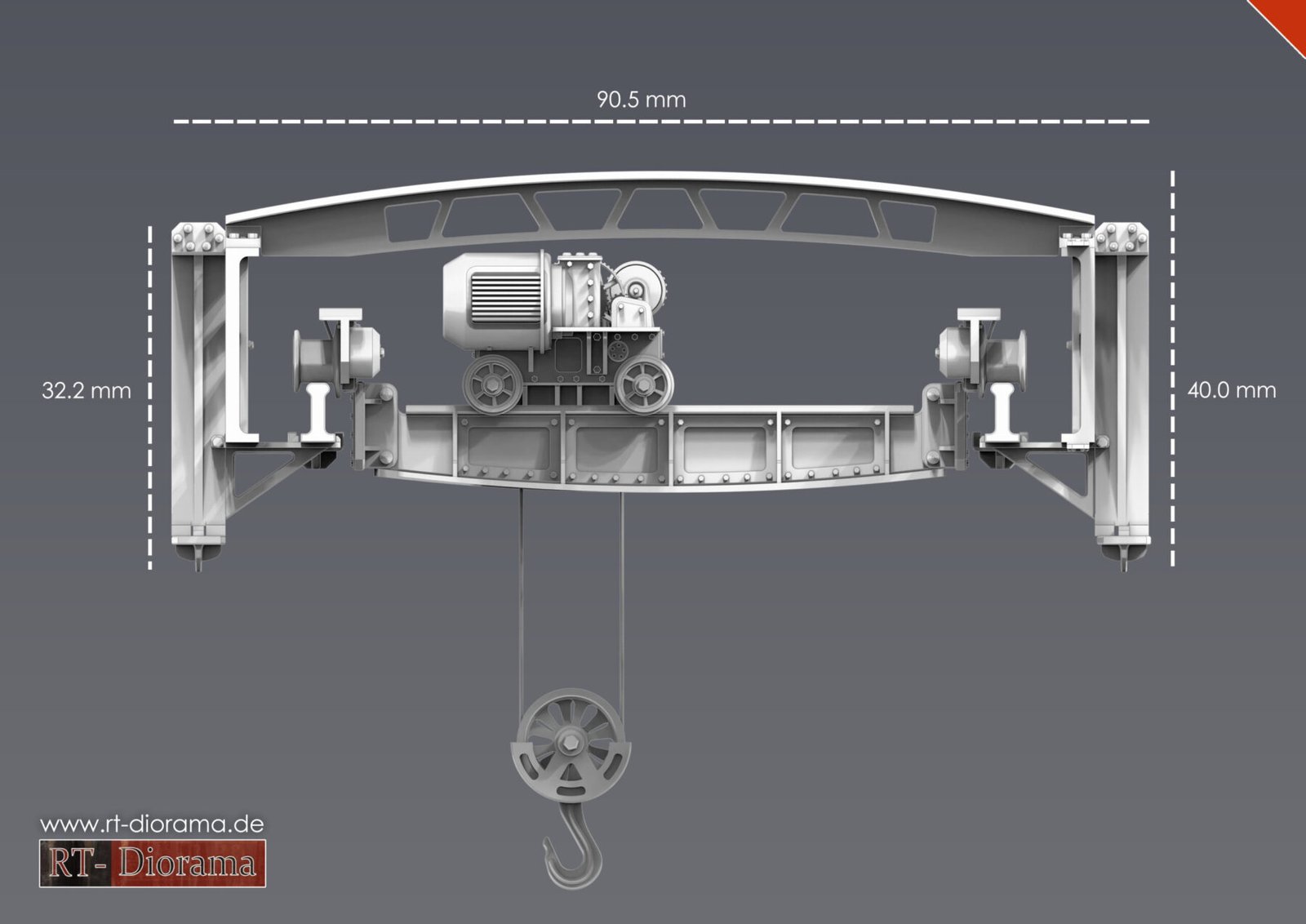 Rail Extension for 7,5 to. Gantry Crane - Image 2