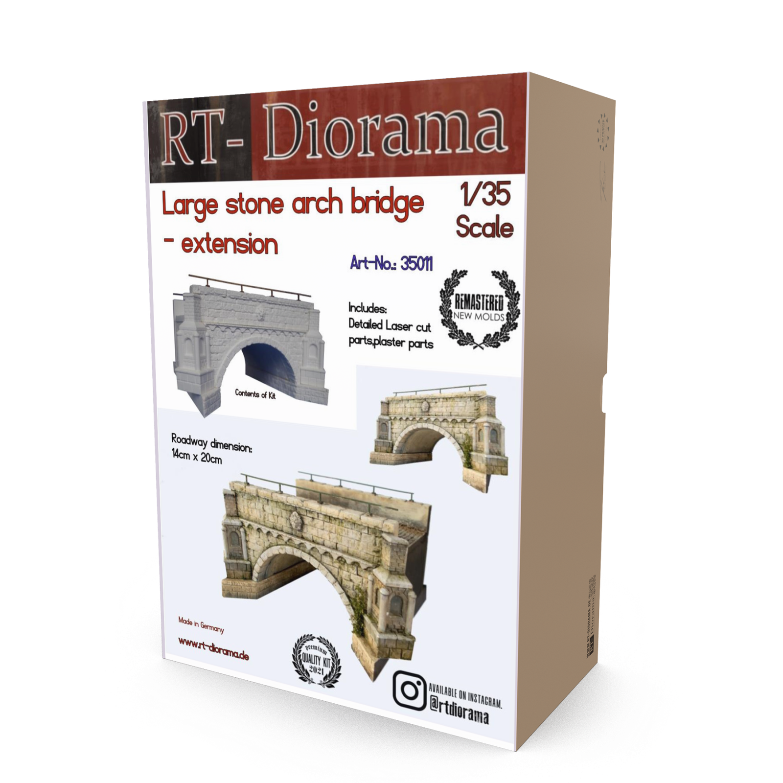 Large Stone Arch Bridge Extension – product image