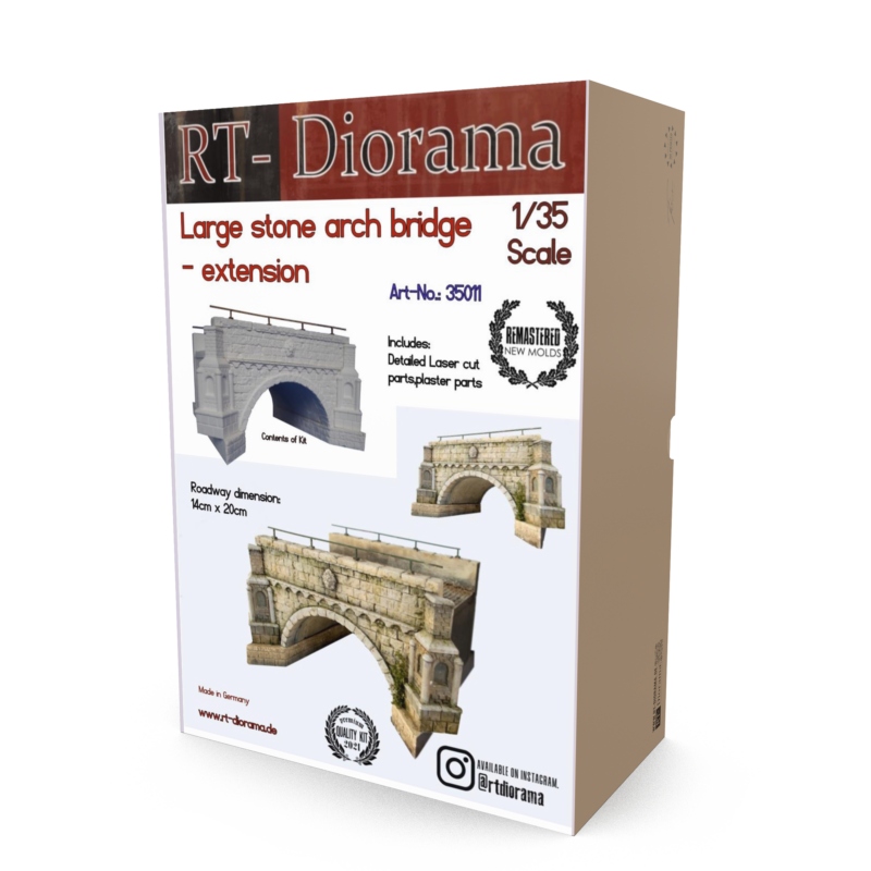 Large Stone Arch Bridge Extension – product image
