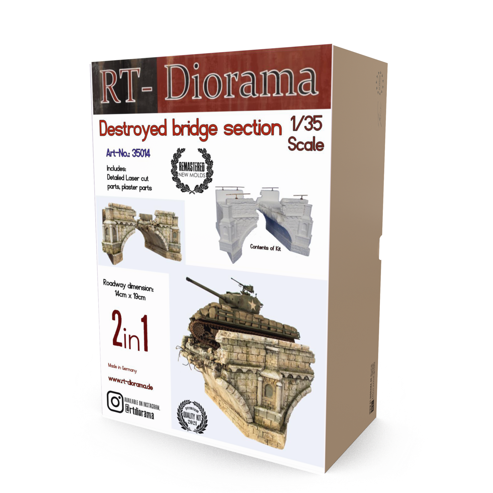 Destroyed Bridge Section – product image