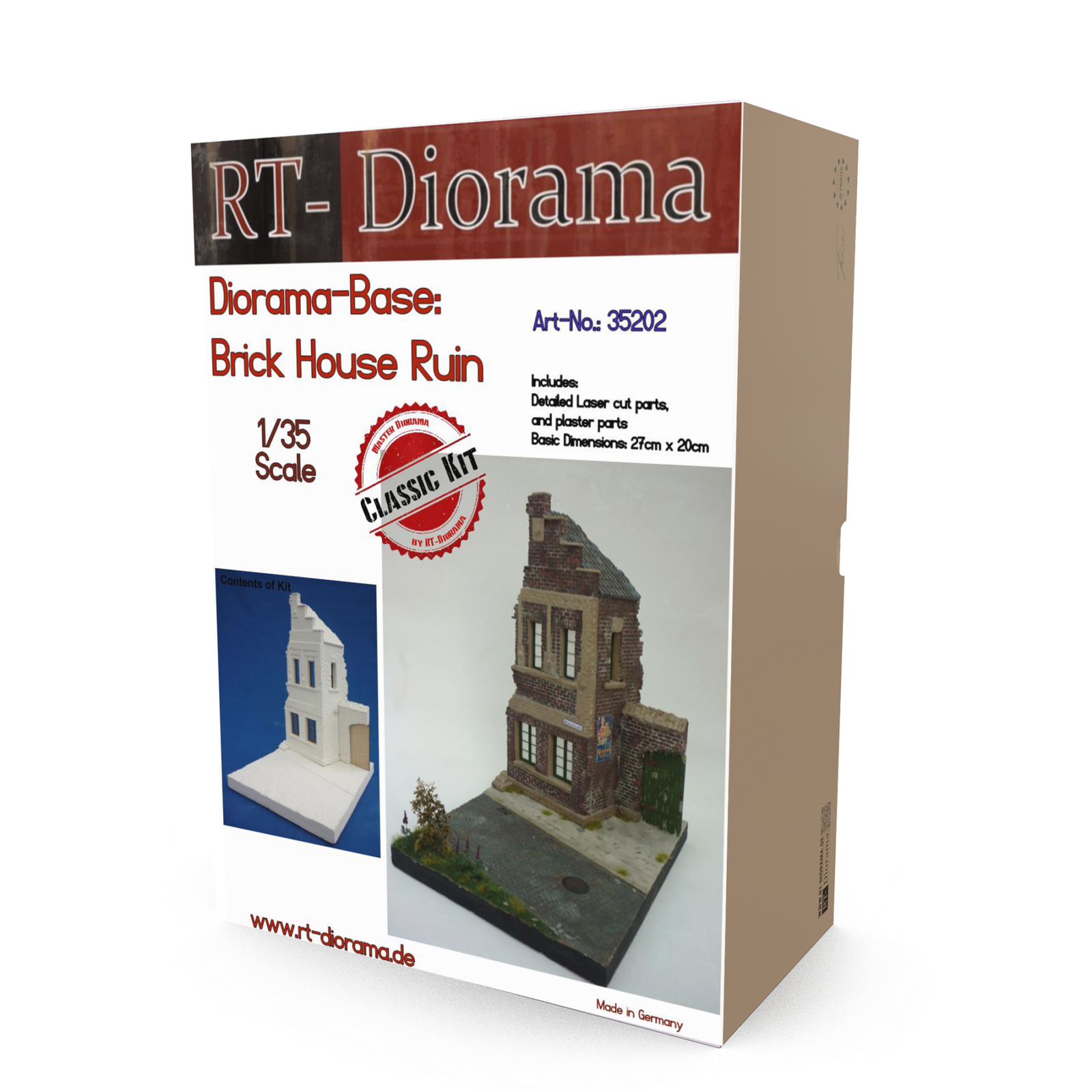 Brick House Ruin [Diorama Base] – product image