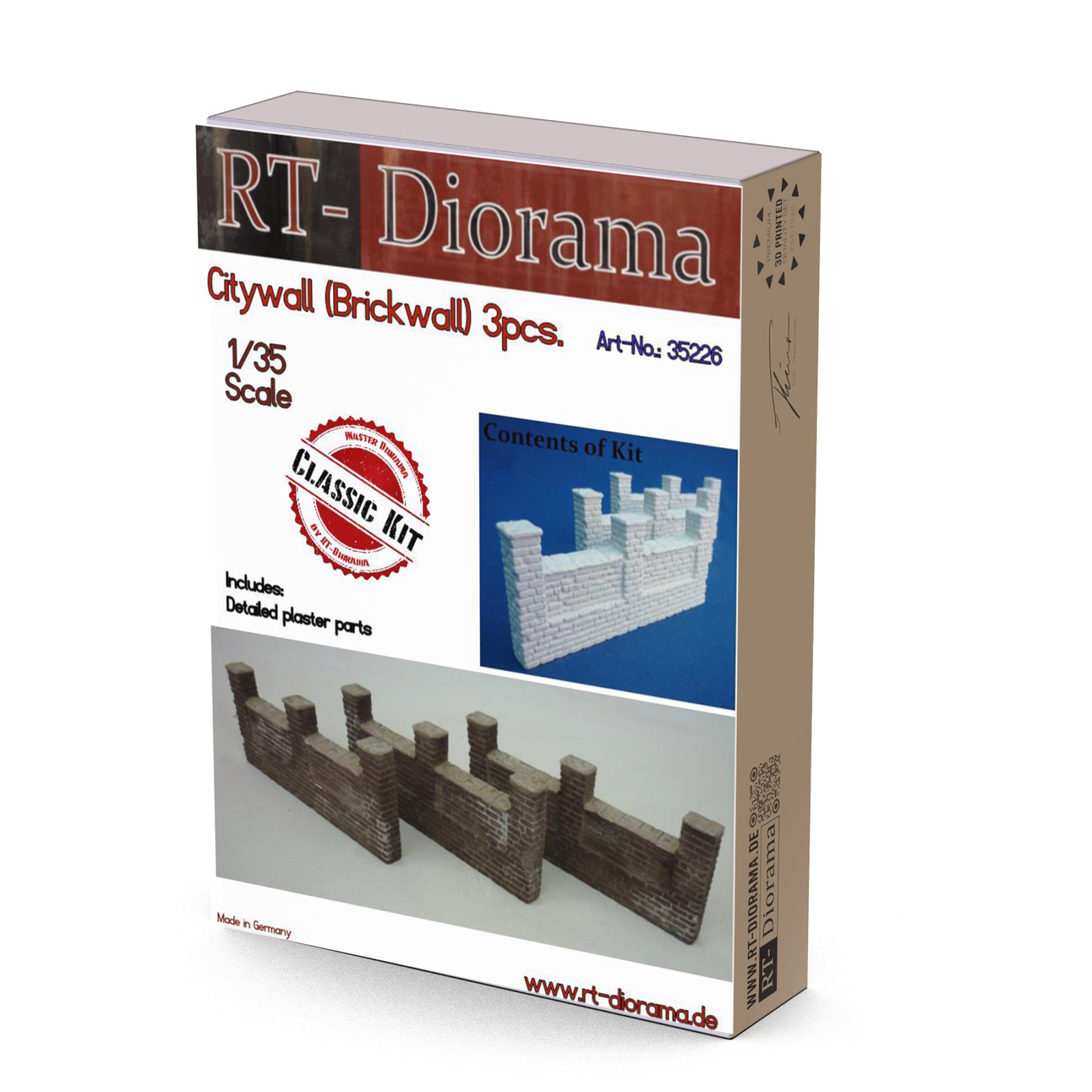 Citywall (Brickwall) 3pcs. – product image