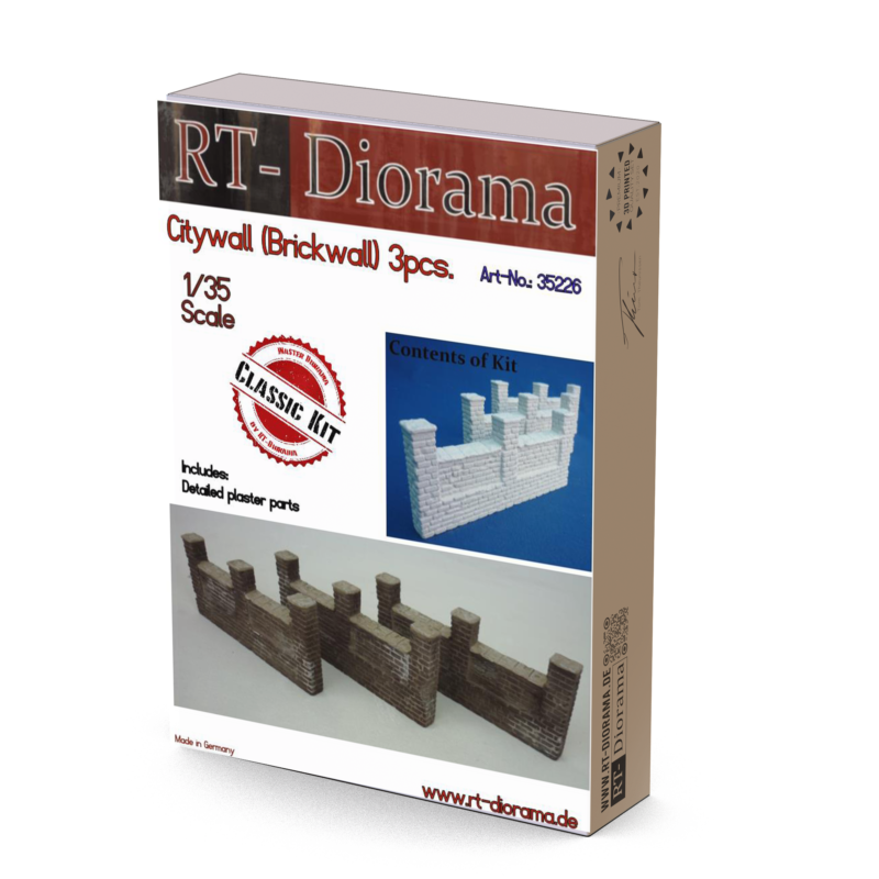 Citywall (Brickwall) 3pcs. – product image