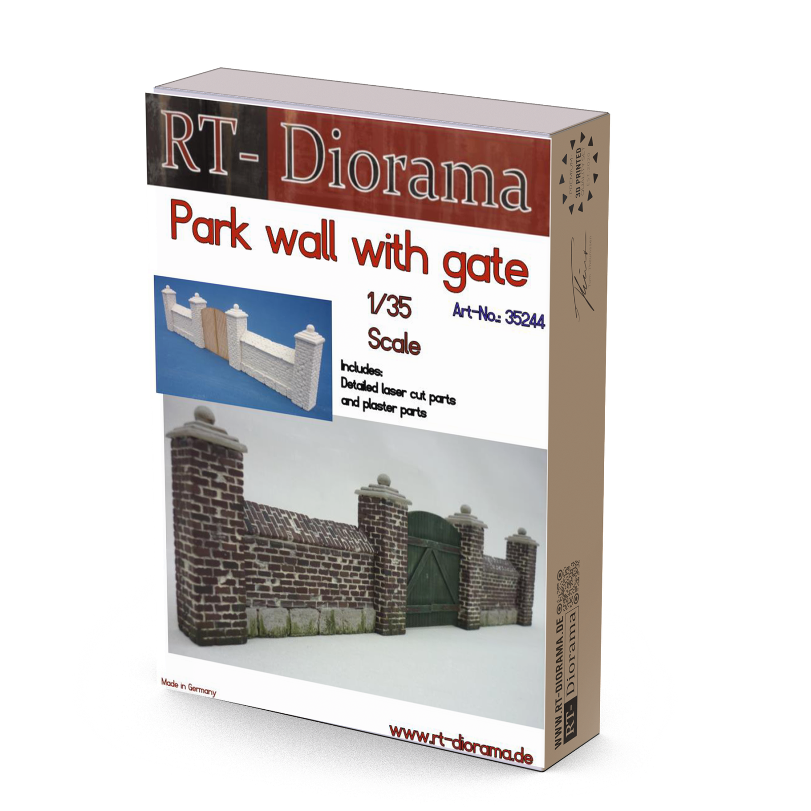 Park Wall with gate – product image