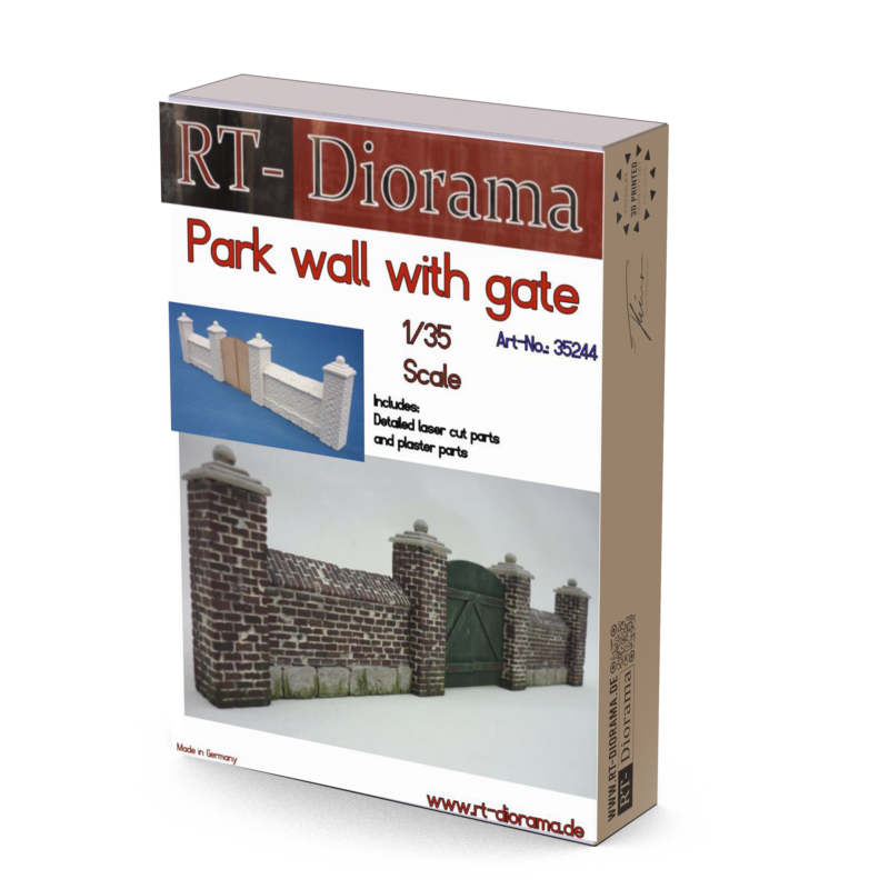 Park Wall with gate – product image