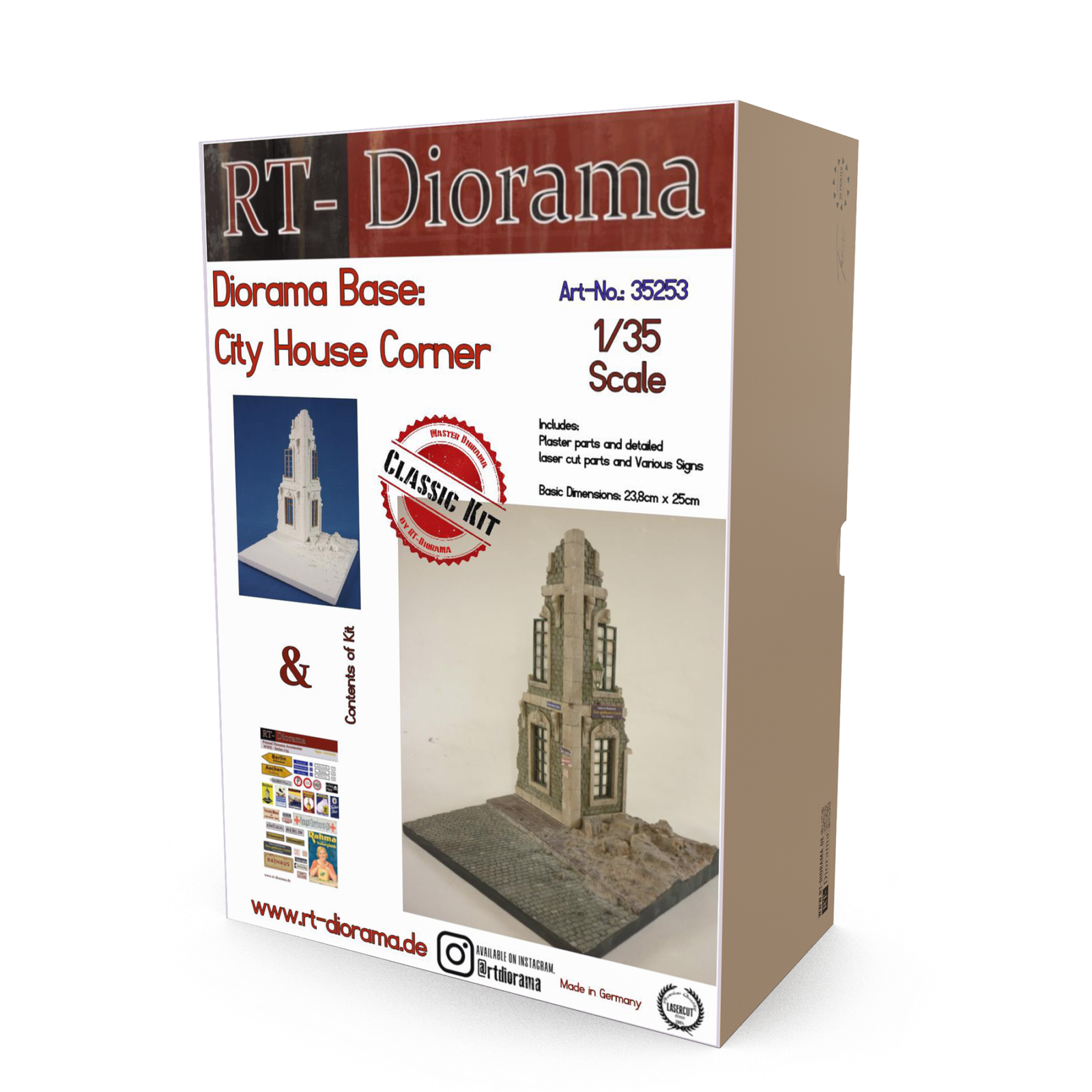 Cityhouse Corner [Diorama Base] – product image