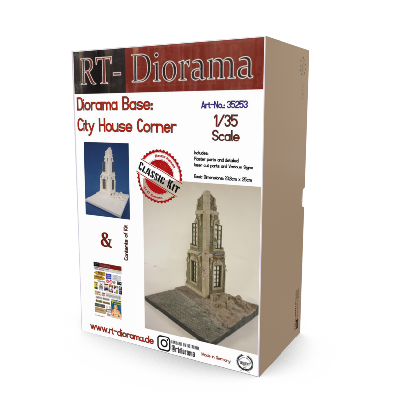 Cityhouse Corner [Diorama Base] – product image