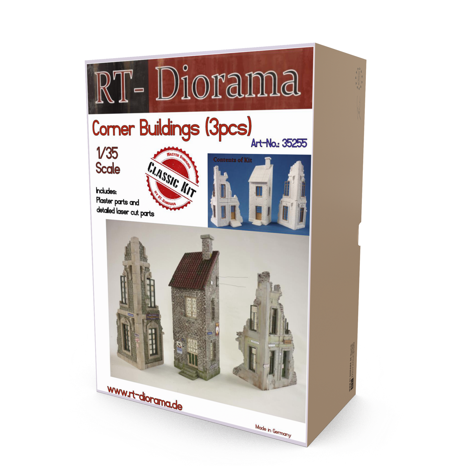 Corner Buildings 3 pcs. – product image