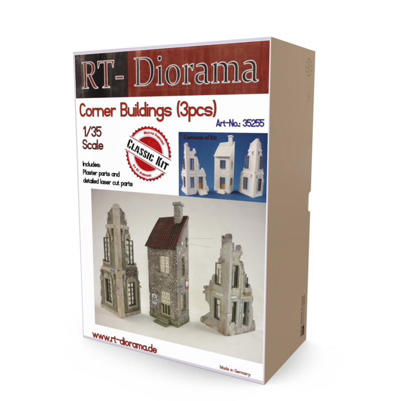 Corner Buildings 3 pcs. – product image