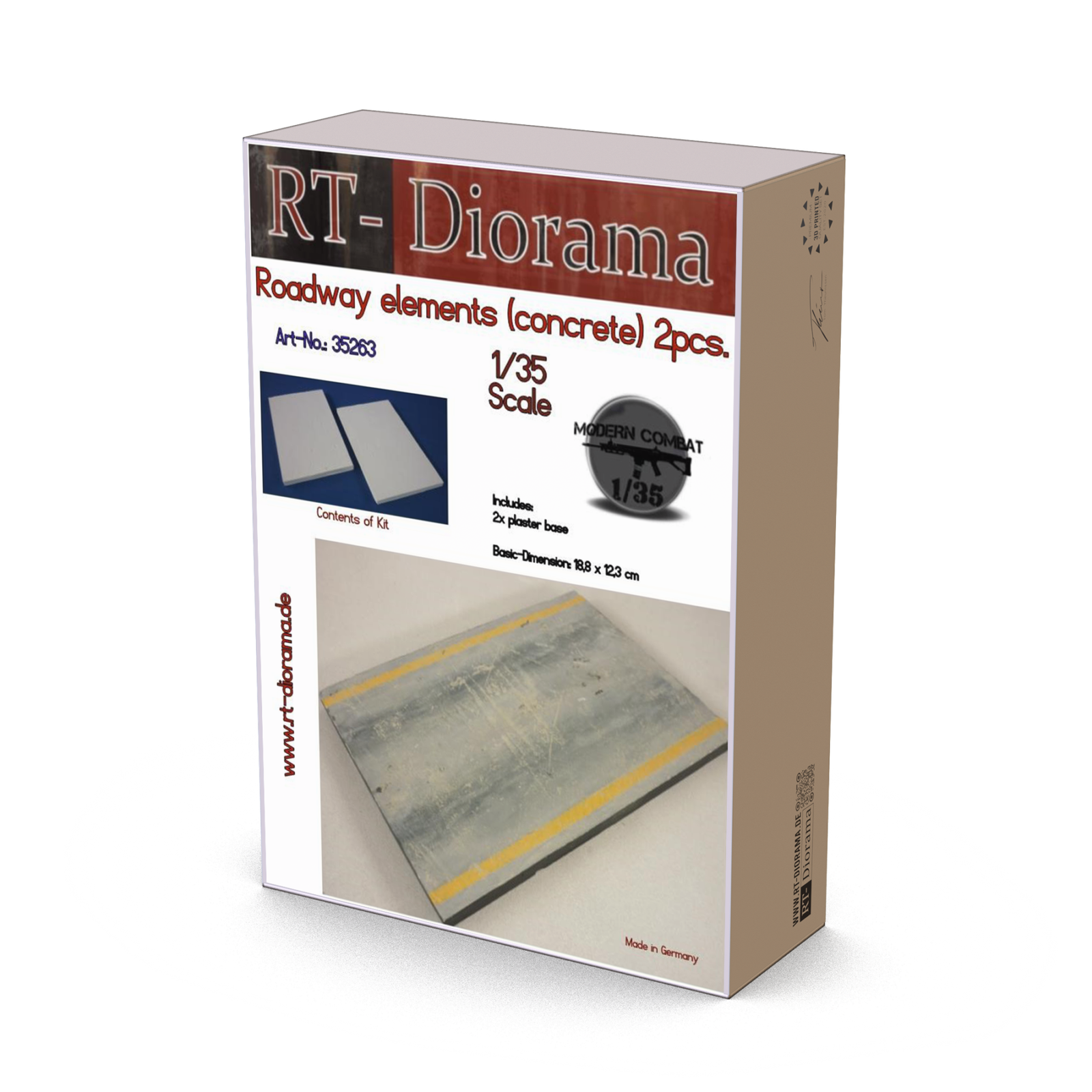 Roadway Elements (Concrete) 2 pcs – product image
