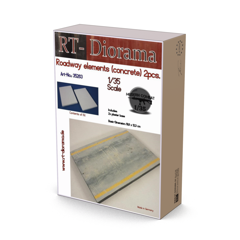 Roadway Elements (Concrete) 2 pcs – product image
