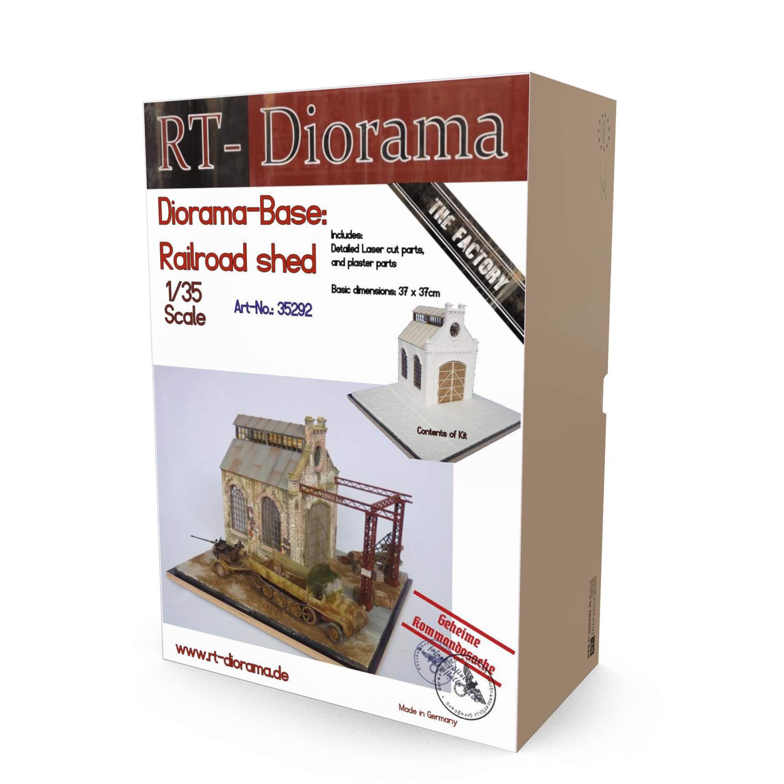 Railroad Shed [Diorama Base] – product image