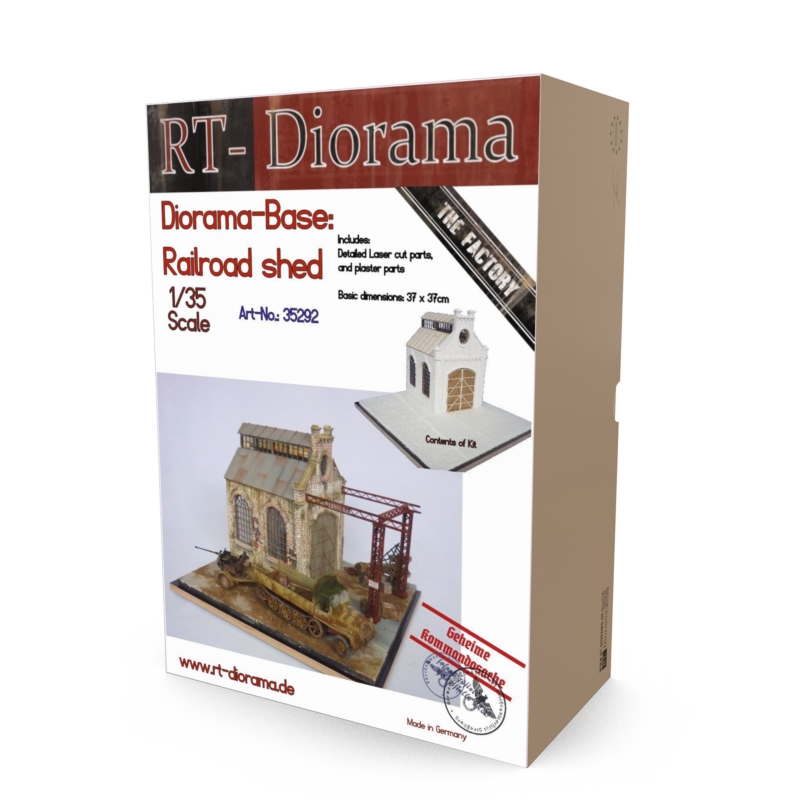 Railroad Shed [Diorama Base] – product image