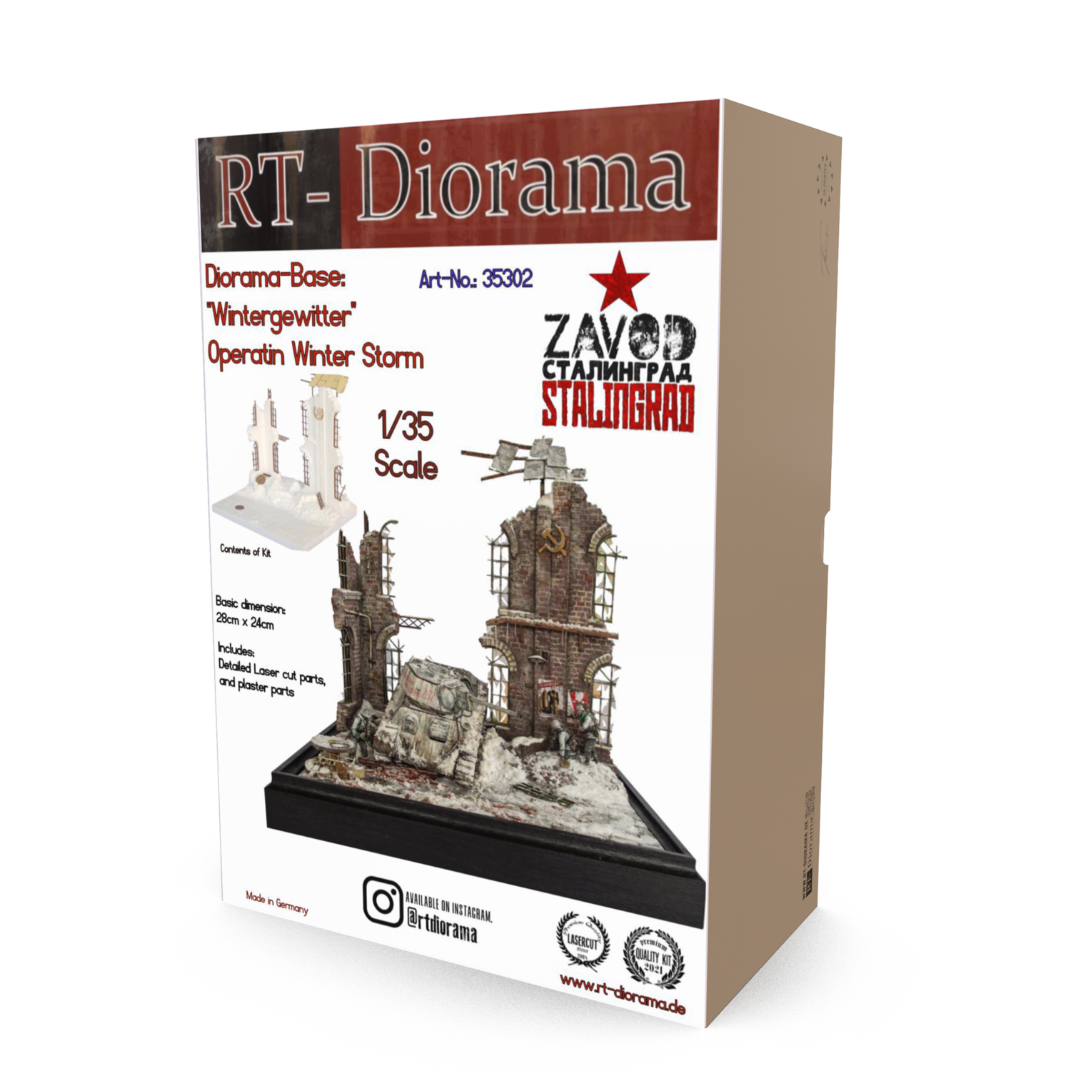 "Wintergewitter" [Diorama Base] – product image