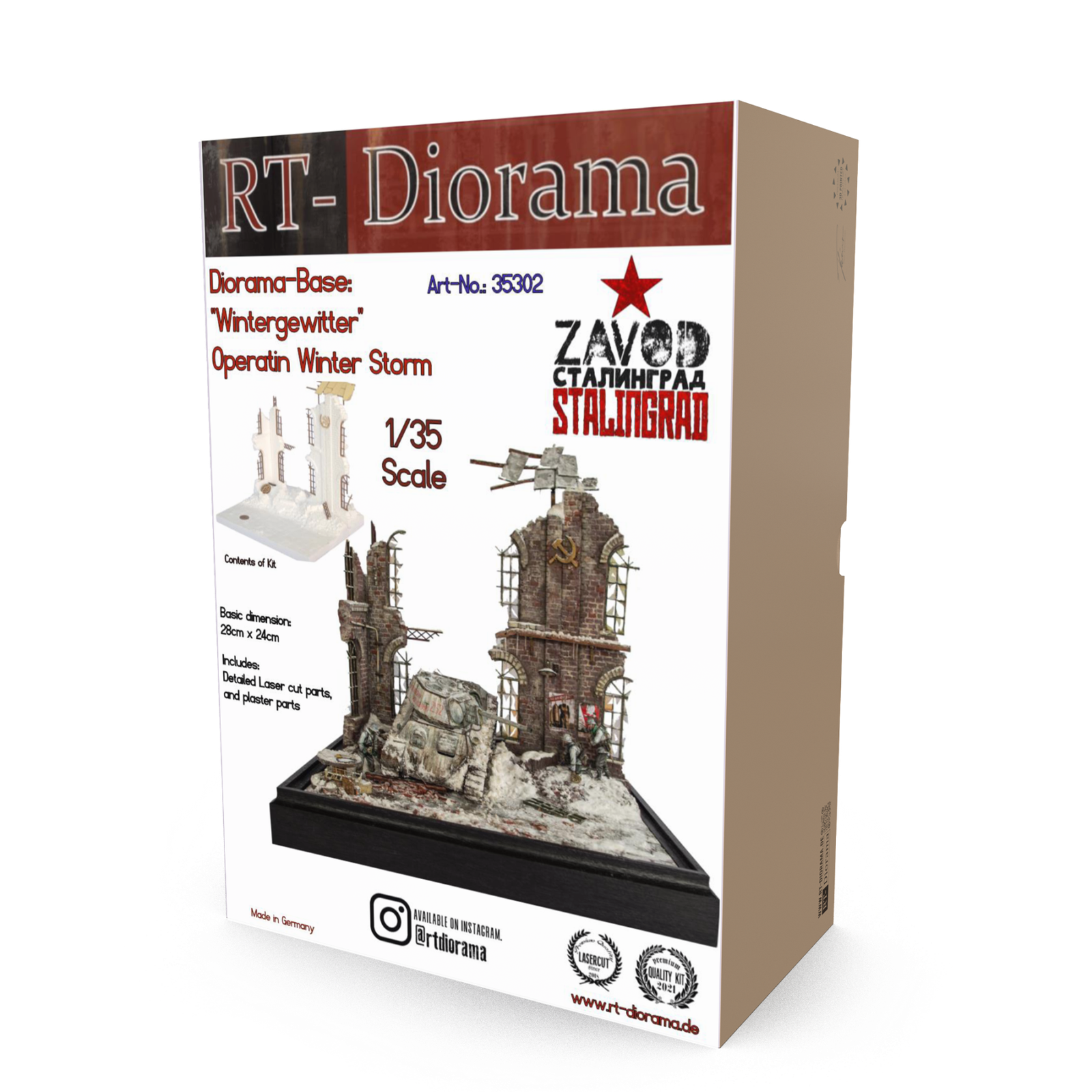 "Wintergewitter" [Diorama Base] – product image