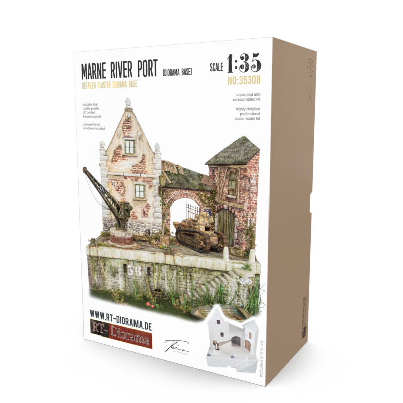 Marne River Port [Diorama Base] – product image