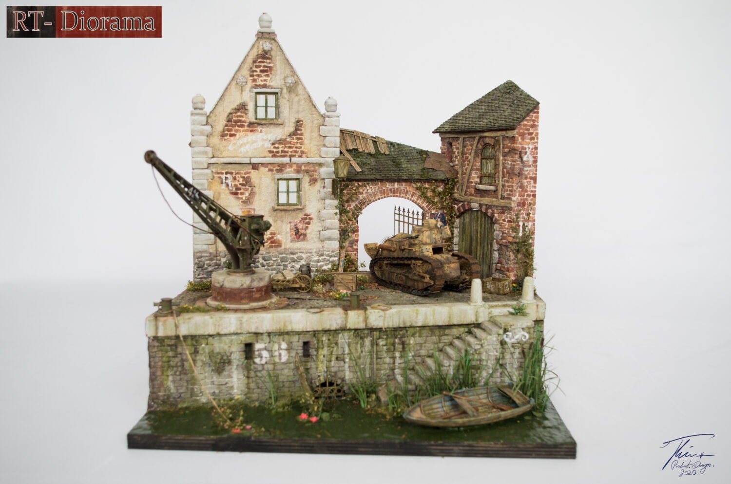 Marne River Port [Diorama Base] – product image