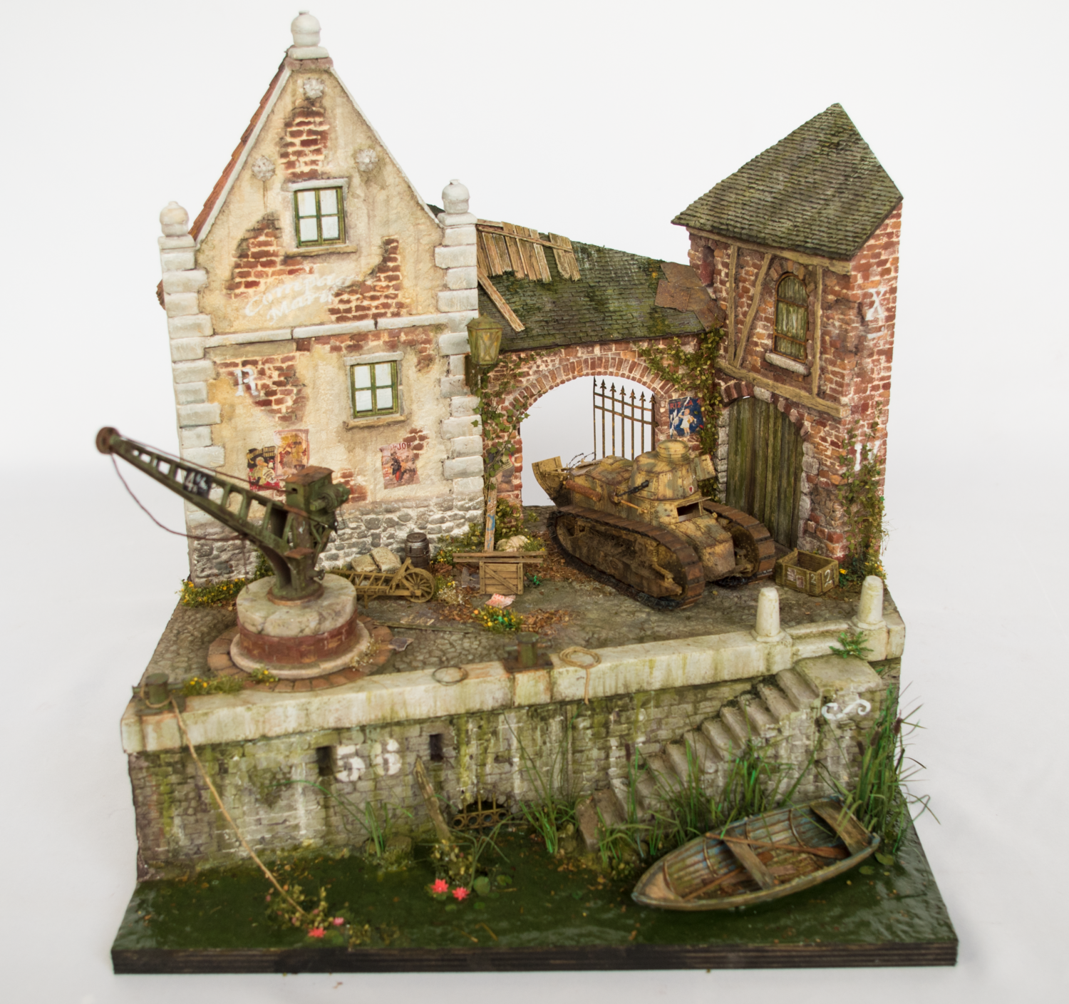 Marne River Port [Diorama Base] – product image