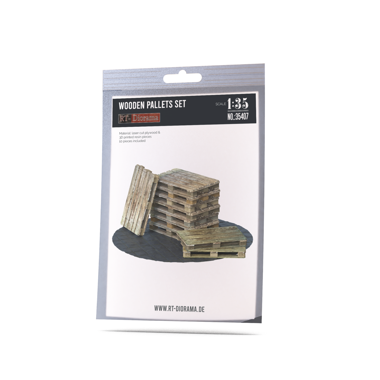 Wooden Pallets Set (10pcs.) [modern Euro-Pallets] – product image