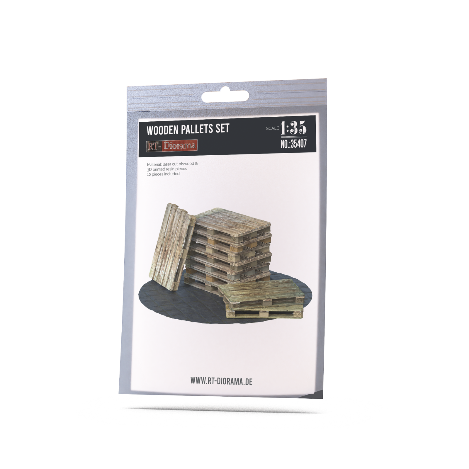 Wooden Pallets Set (10pcs.) [modern Euro-Pallets] – product image