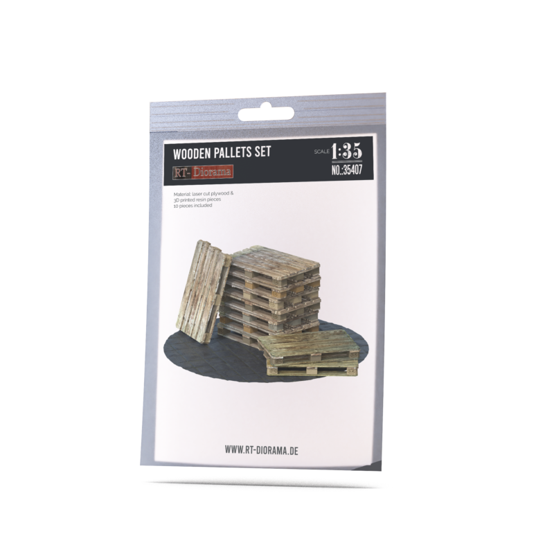 Wooden Pallets Set (10pcs.) [modern Euro-Pallets] – product image