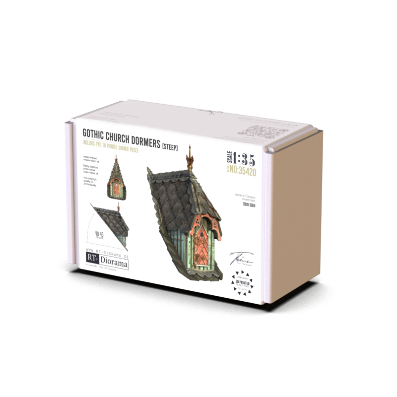 Gothic Church Dormers Steep [~40-45°] – product image