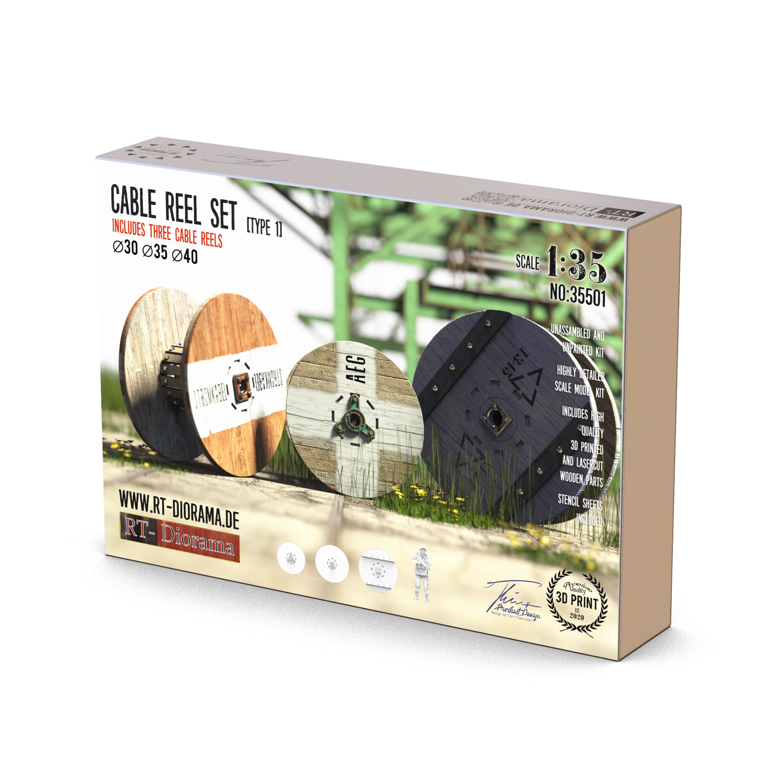 Cable Reel Set (3pcs. small) – product image