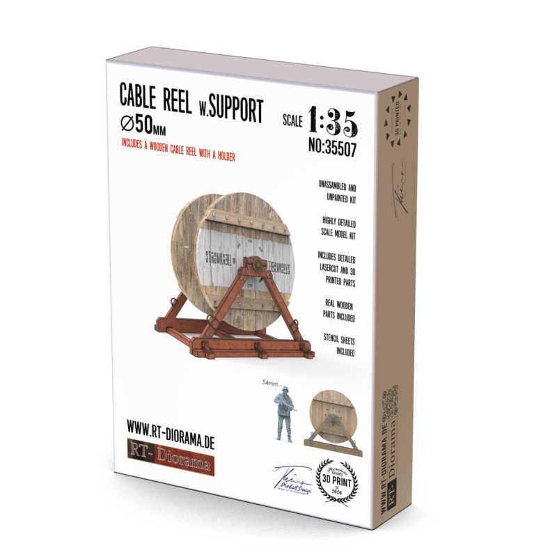 Cable Reel w. Support Ø50mm – product image