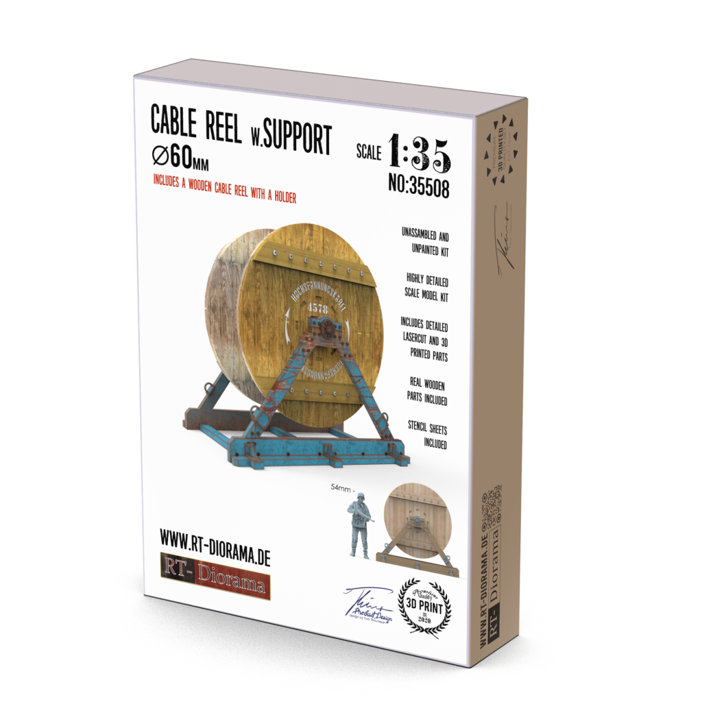 Cable Reel w. Support Ø60mm – product image