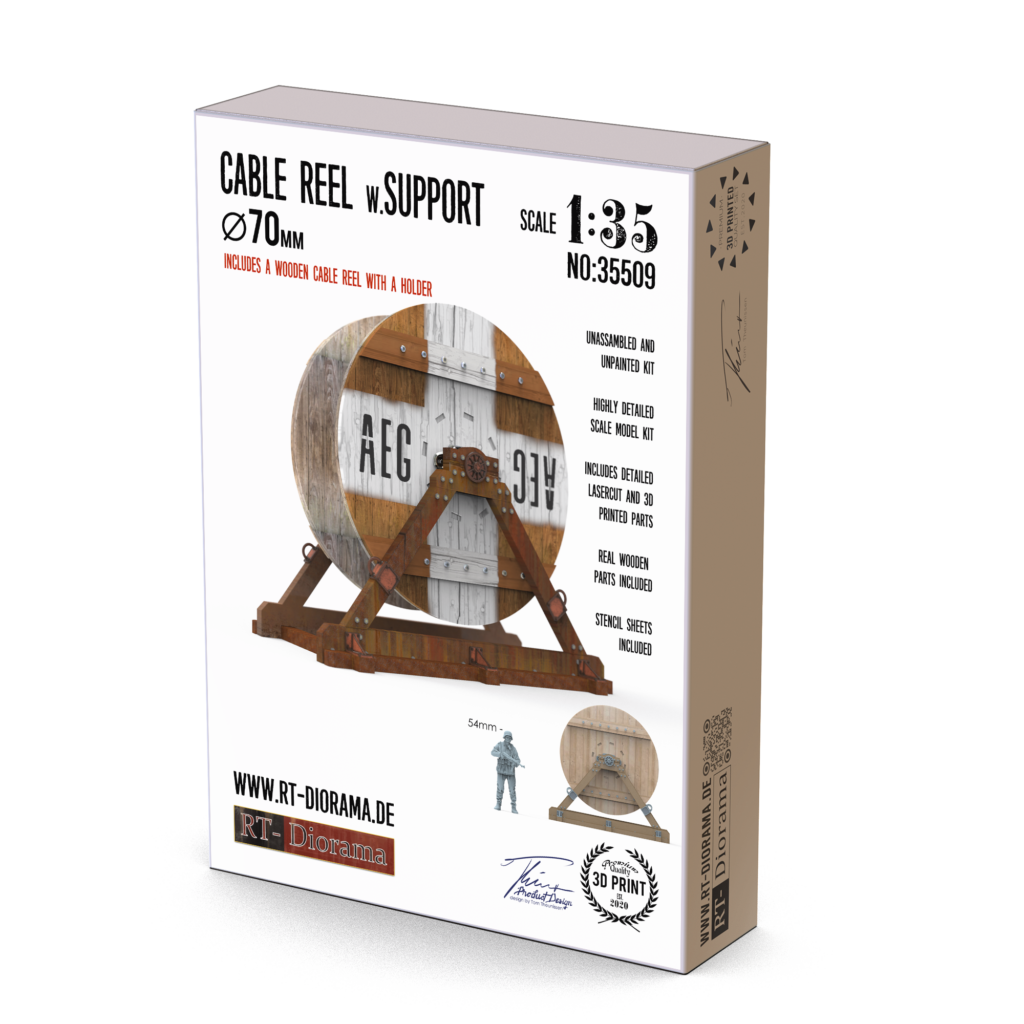Cable Reel w. Support Ø70mm – product image