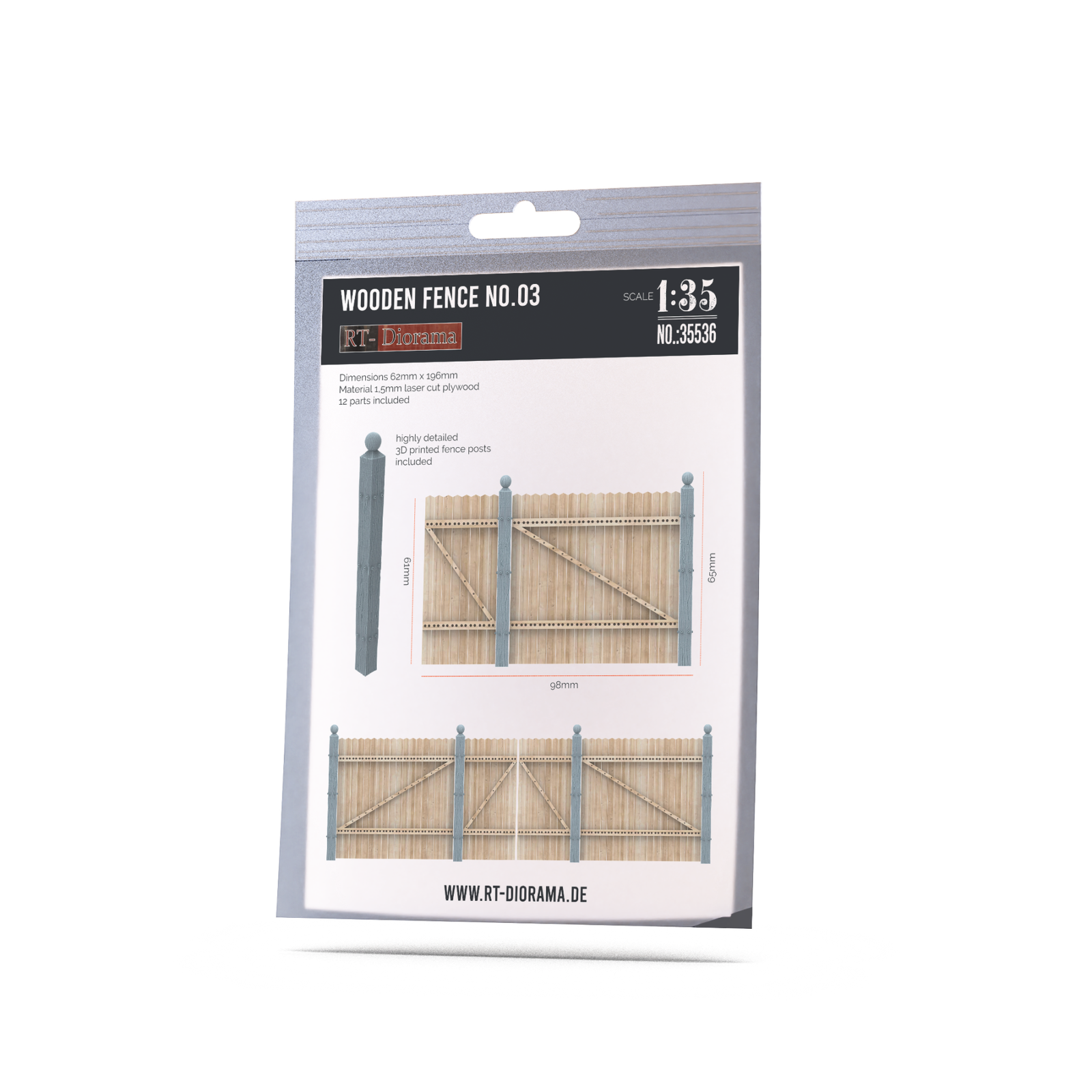 Wooden fence No.3 – product image