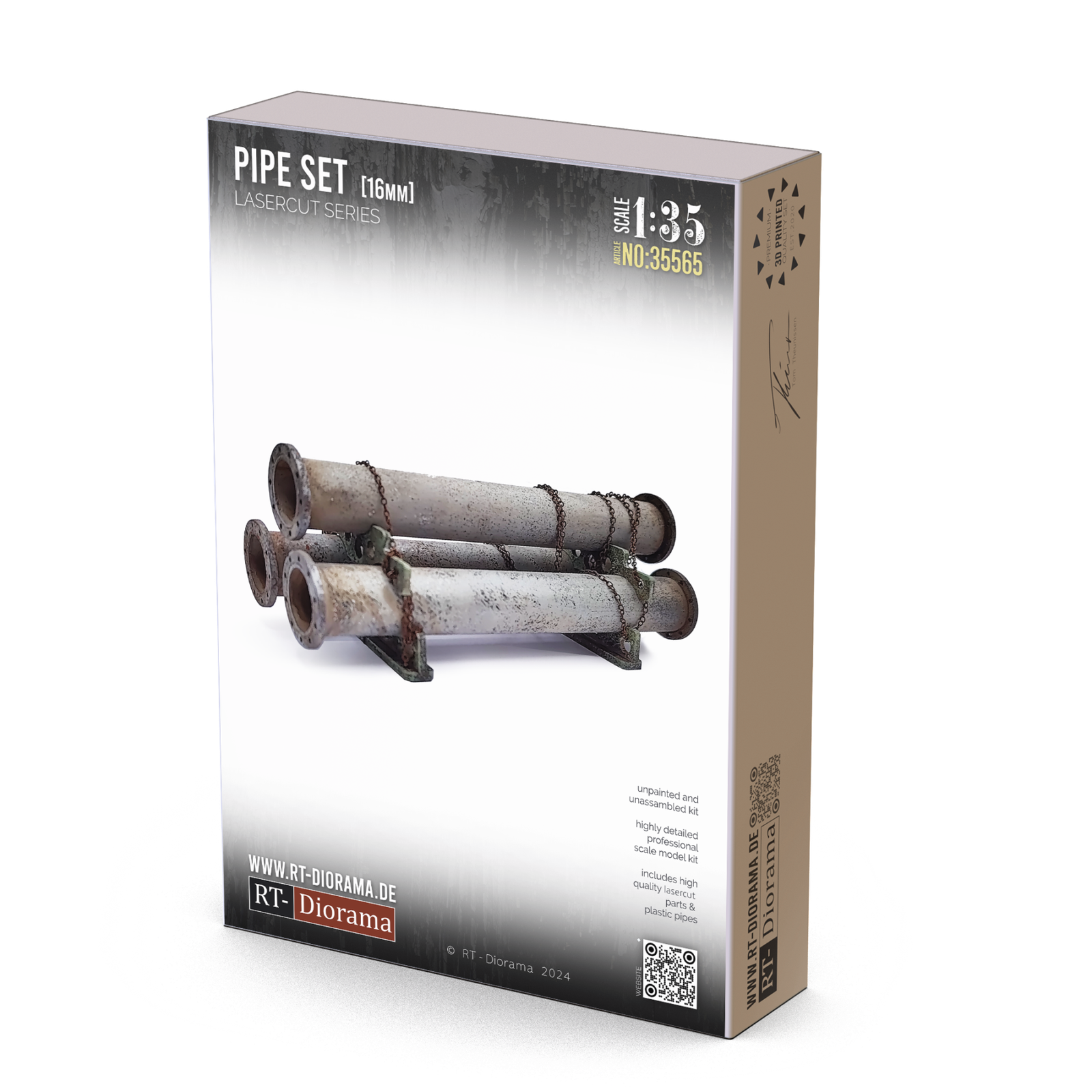 Pipe Set 16mm (3 pipes) – product image