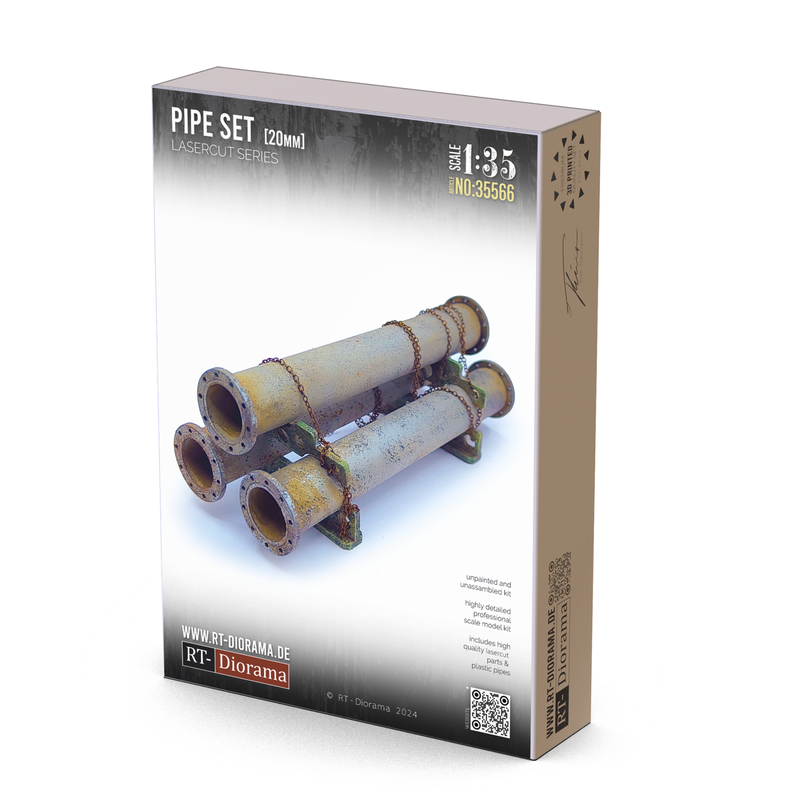 Pipe Set 20mm (3 pipes) – product image