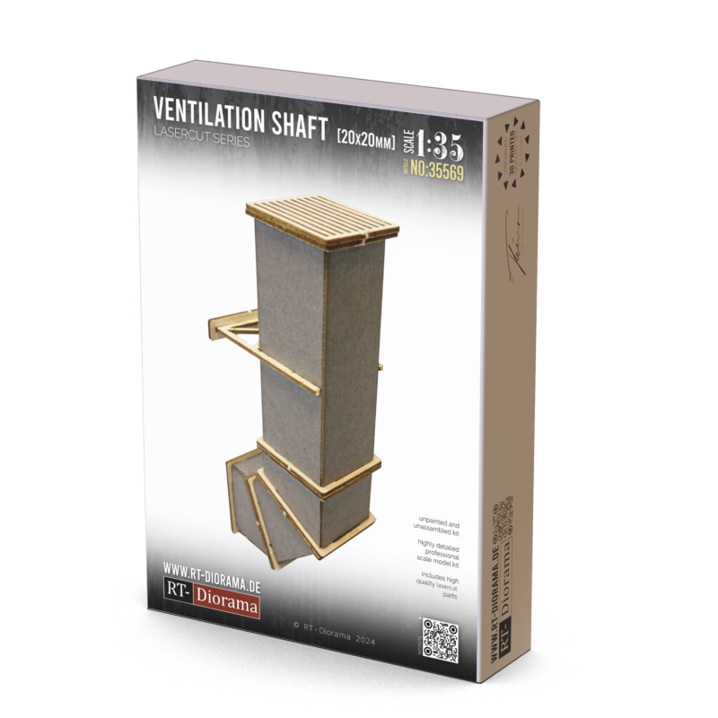 Ventilation shaft 20x20mm – product image