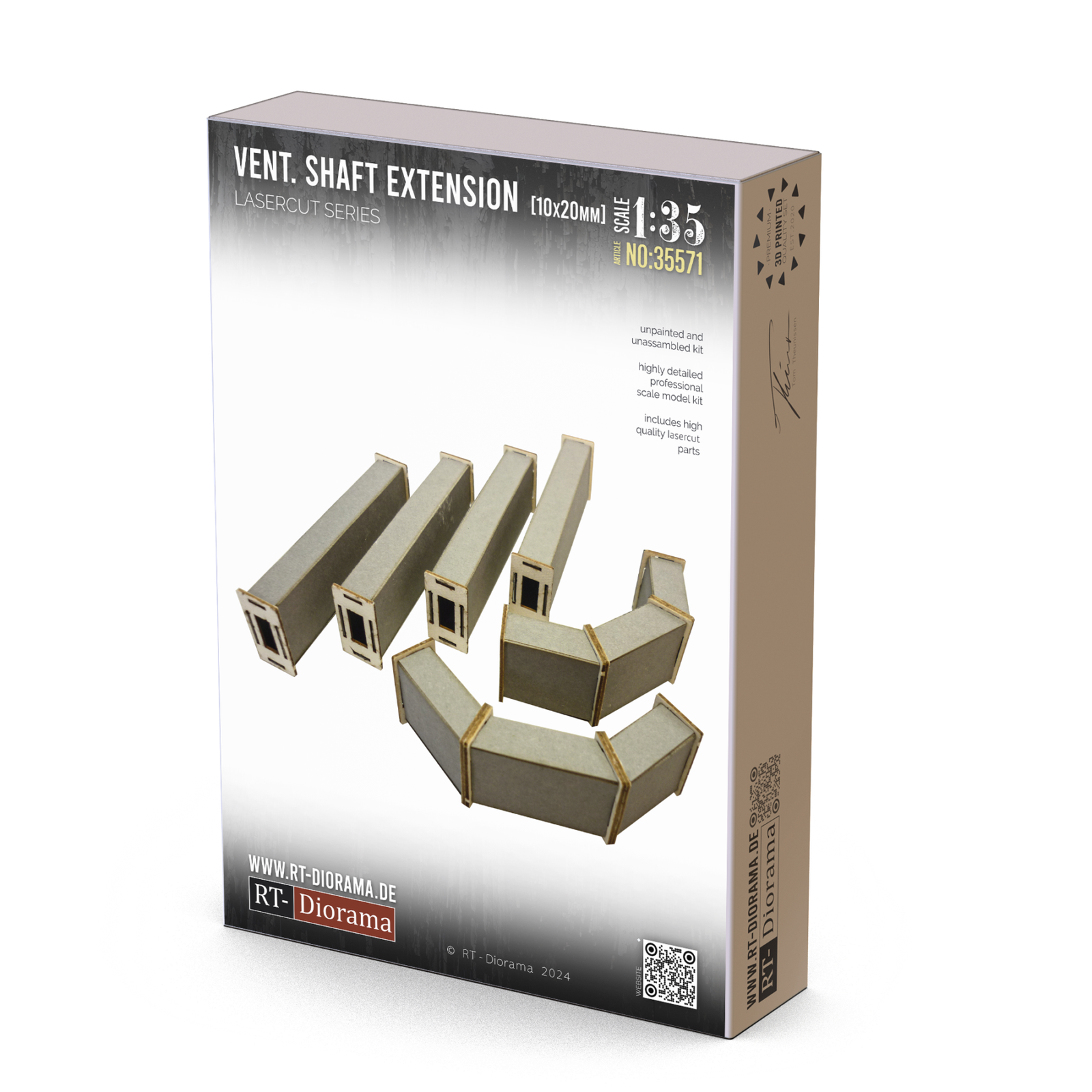 Ventilation shaft 10x20mm expansion – product image