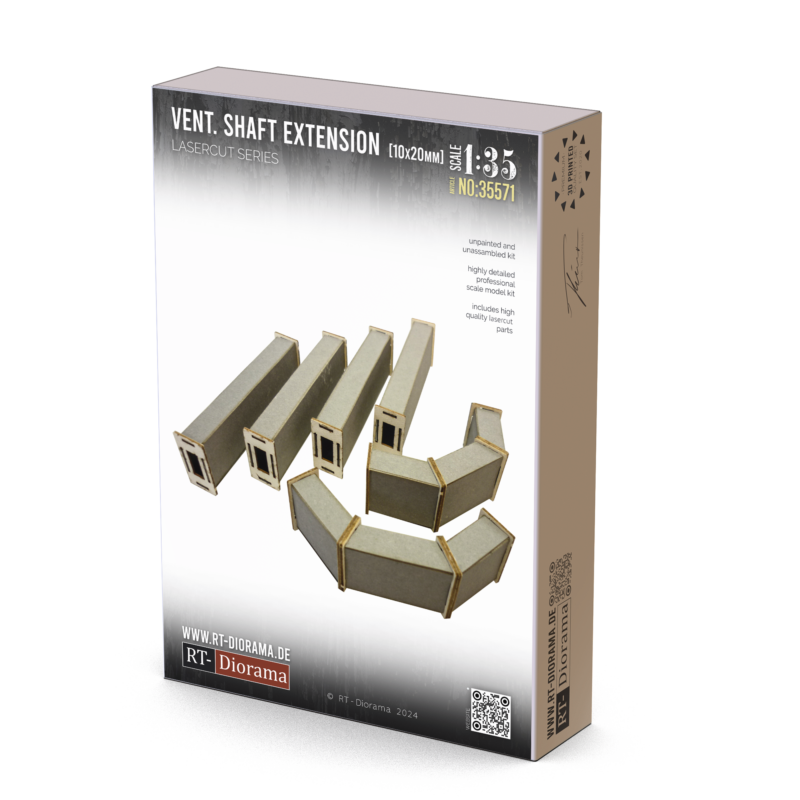 Ventilation shaft 10x20mm expansion – product image