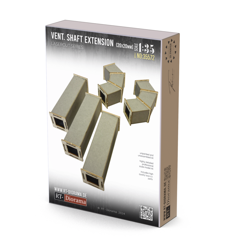 Ventilation shaft 20x20mm expansion – product image