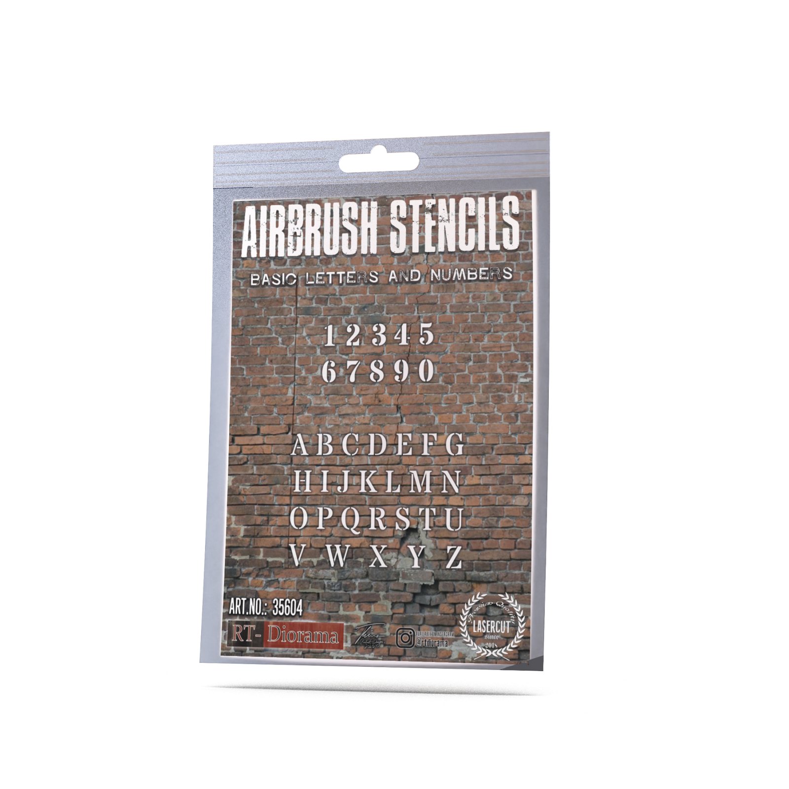 Stencil: Basic Letters and Numbers – product image