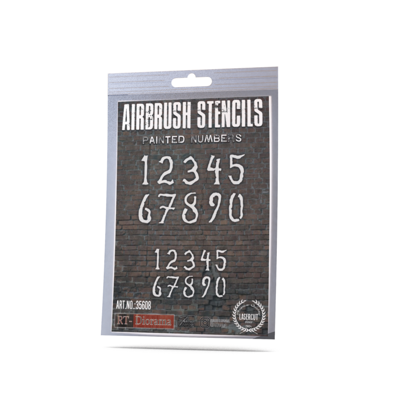 Stencil: Painted Numbers – product image