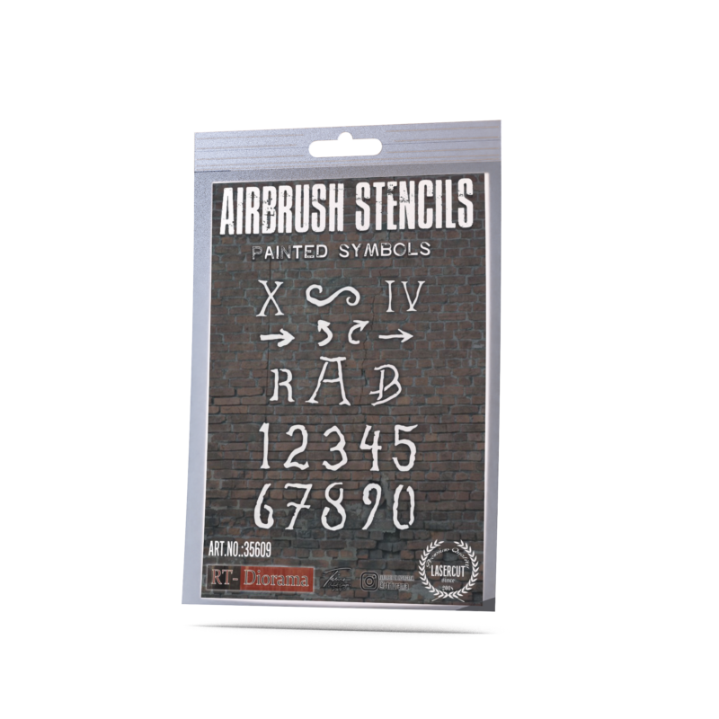 Stencil: Painted symbols – product image