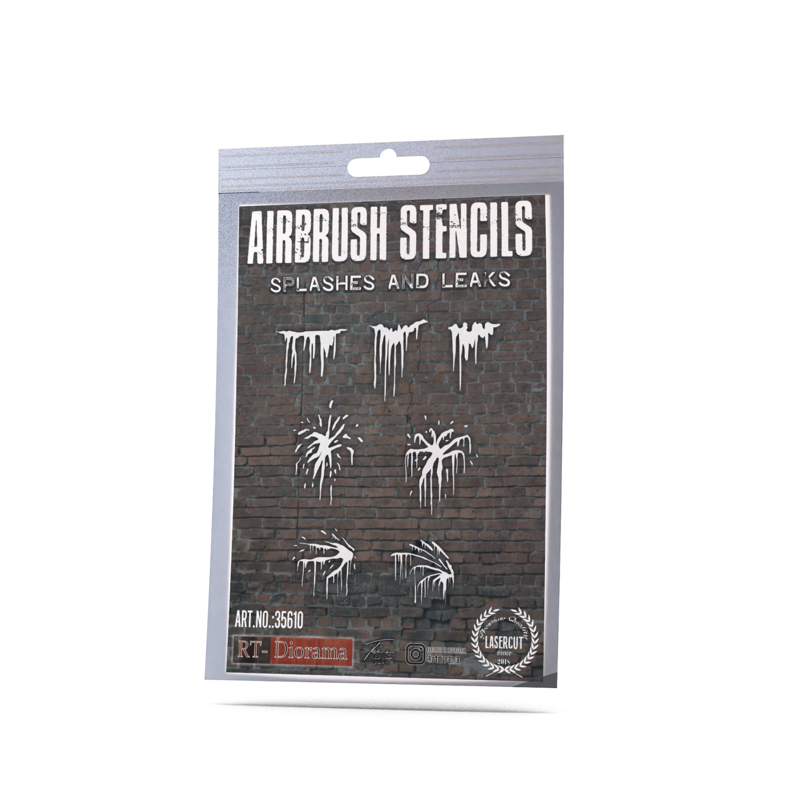 Stencil: Splashes and Leaks – product image