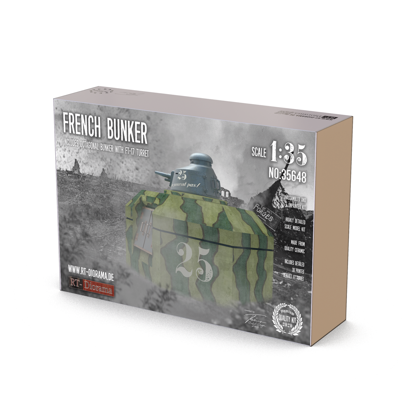 French Bunker with FT Turret – product image