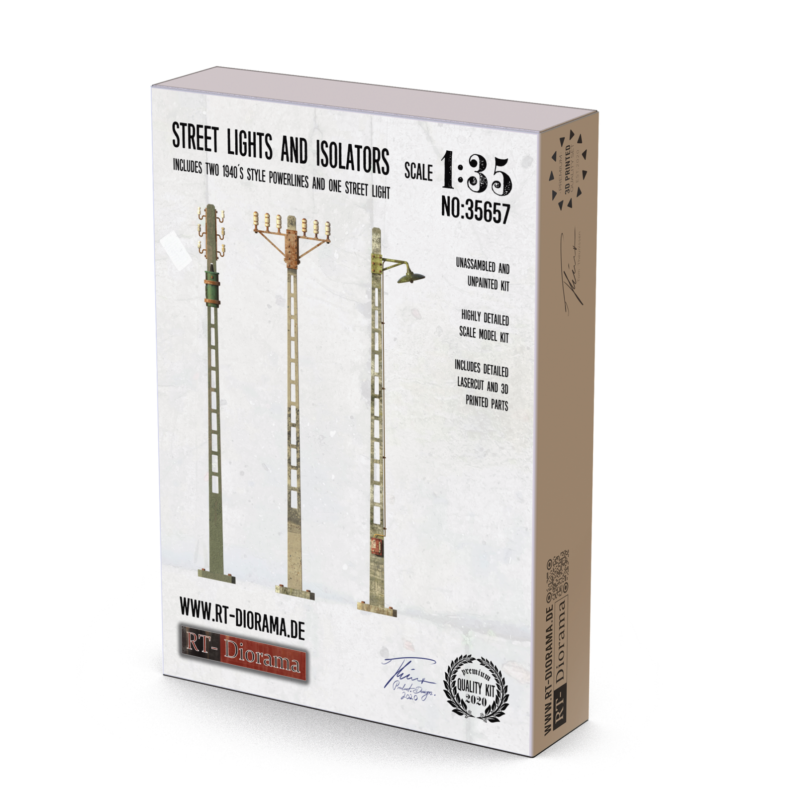 Street Lights and Isolators Set – product image