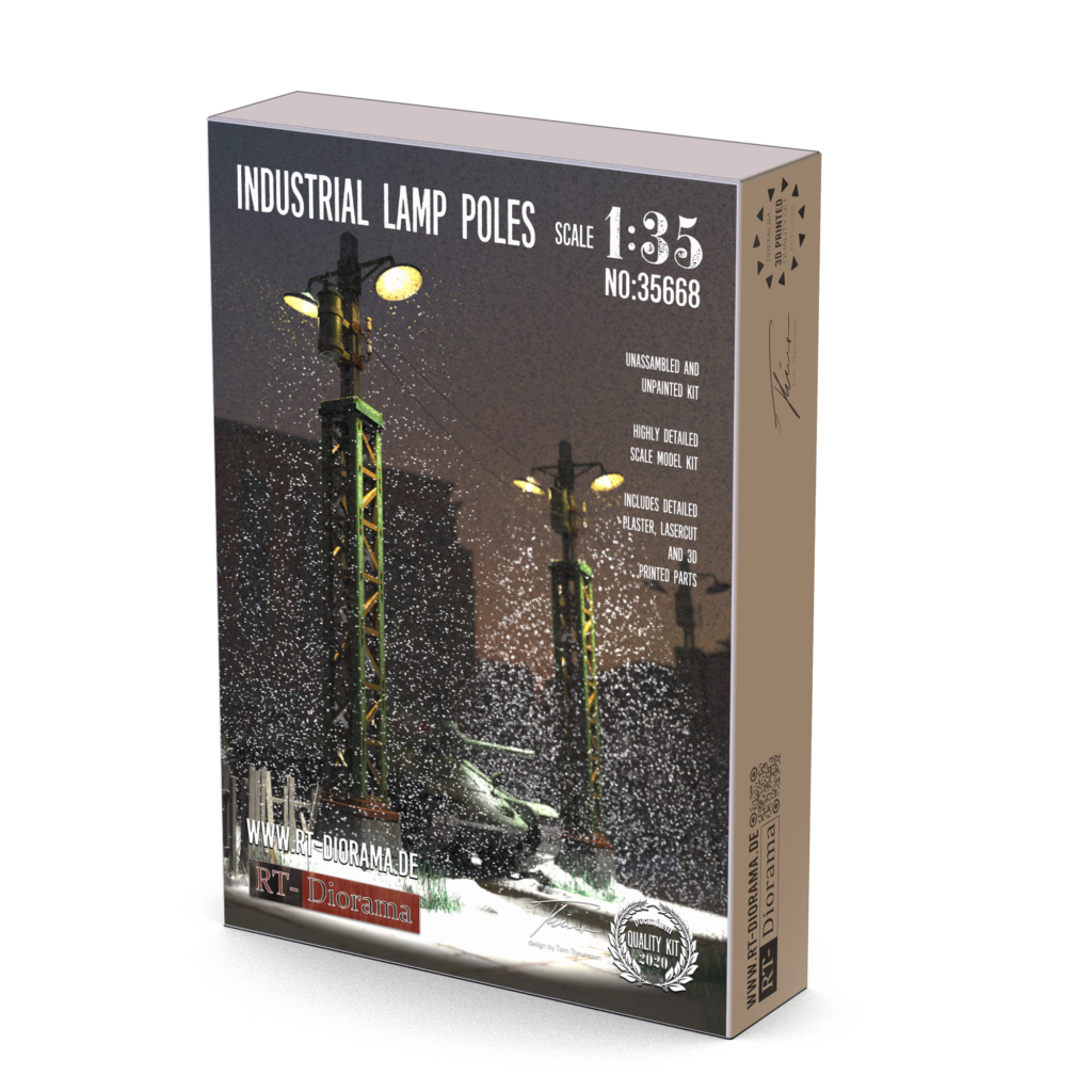 Industrial Lamp Poles (2pcs.) – product image